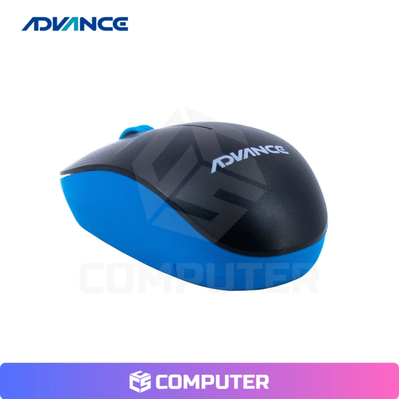 MOUSE ADVANCE WIRELESS ADV-1238S BLUE
