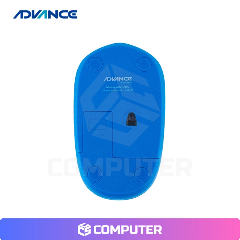 MOUSE ADVANCE WIRELESS ADV-1238S BLUE