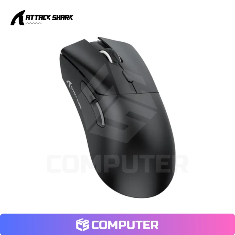 MOUSE GAMER ATTACK SHARK R1 18K DPI BLACK