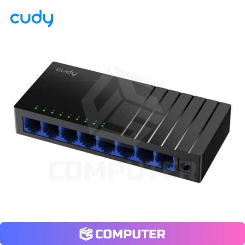 SWITCH GIGABIT DE ESCRITORIO CUDY 8 PUERTOS GS108D