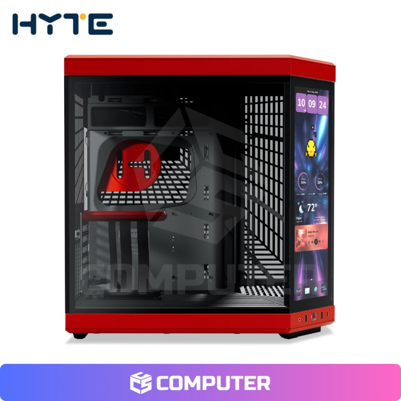 CASE GAMER MT HYTE Y70TTI-RB TOUCH INFINITY BLACK CHERRY 14.9