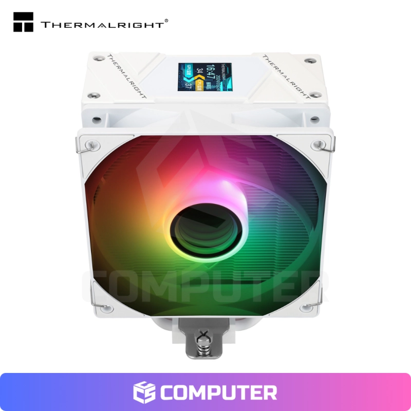 COOLER DE PROCESADOR THERMALRIGHT ASSASSIN SPIRIT 120 VISION ARGB WHITE