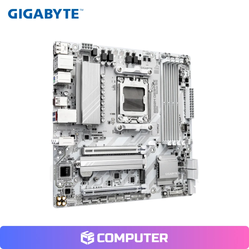 PLACA MADRE GIGABYTE B850M DS3H ICE DDR5/AM5