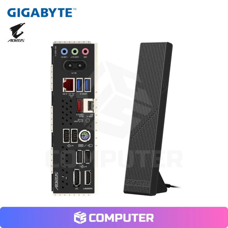 PLACA MADRE GIGABYTE B840M AORUS ELITE WIFI6E AMD DDR5/AM5