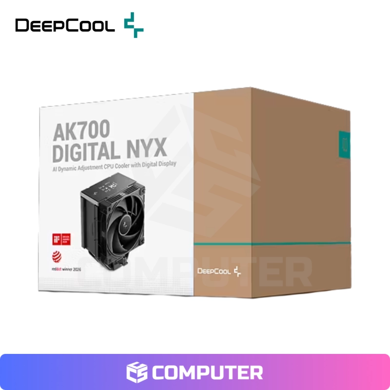 REFRIGERACION AIRE  DEEPCOOL AK700 G2 DIGITAL NYX AMD/INTEL NEGRO