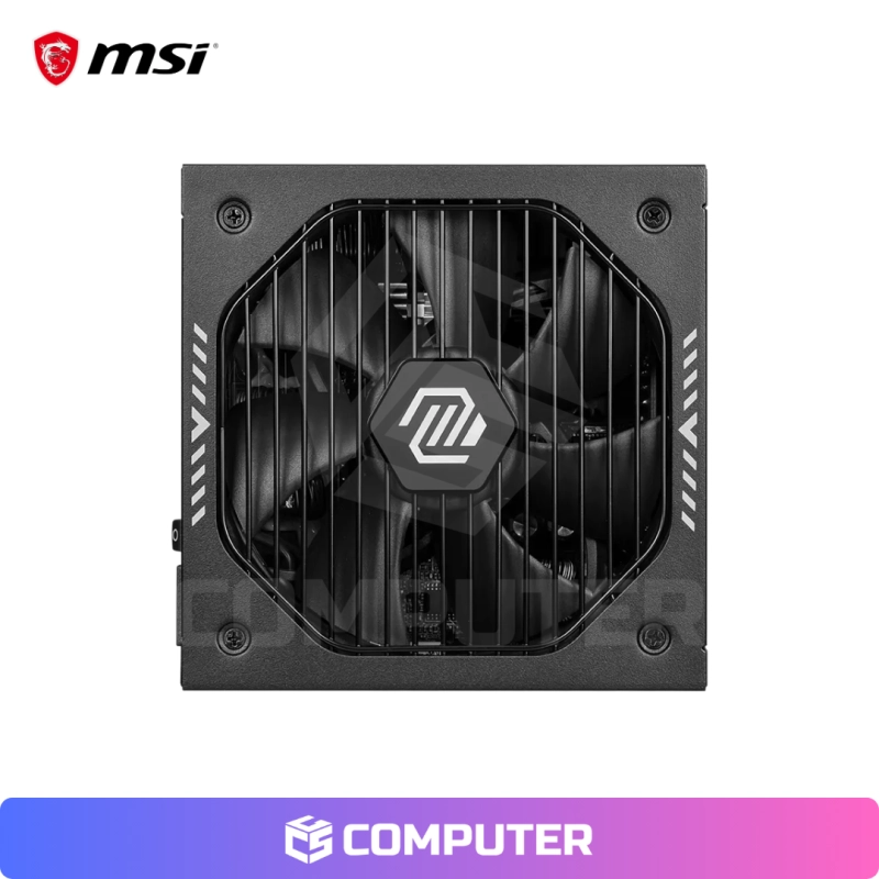 FUENTE DE PODER MSI MAG A750GLS 750W PCIE5 80 PLUS GOLD FULL MODULAR