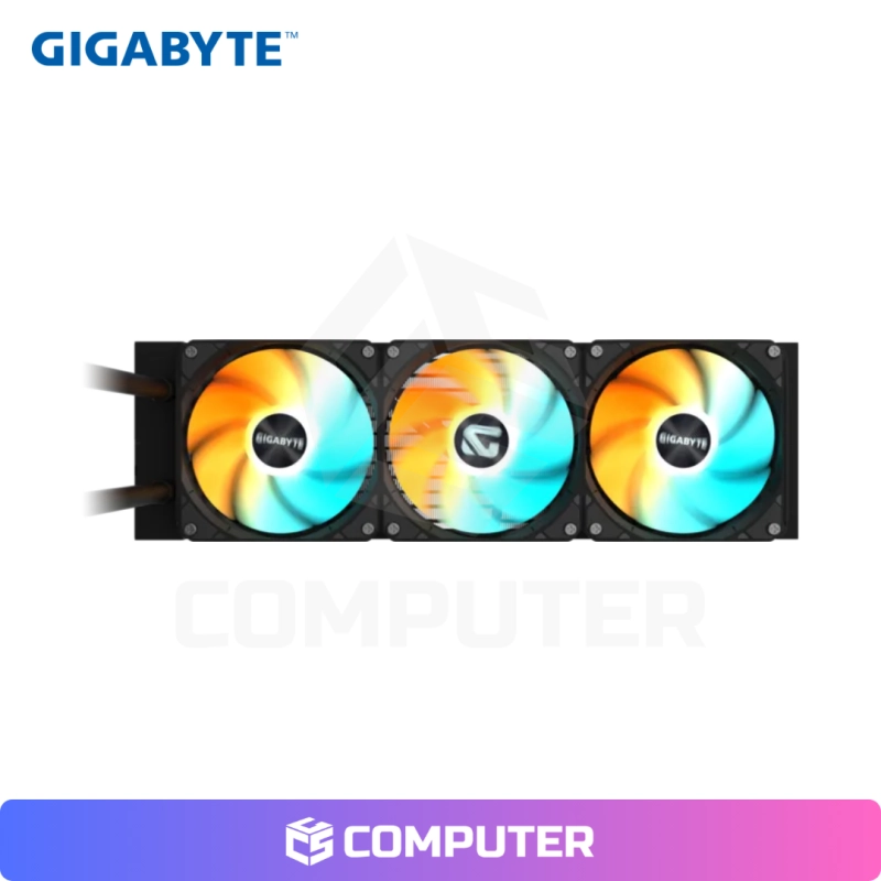 REFRIGERACION LIQUIDA GIGABYTE GAMING 360 ( GP-GIGABYTE GME 360 )  LED ARGB AMD/INTEL BLACK