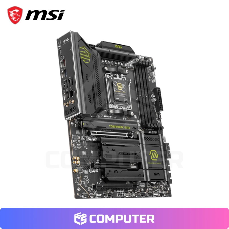 PLACA MADRE MSI MAG B850 TOMAHAWK MAX WIFI /AM5 OEM SOLO PC