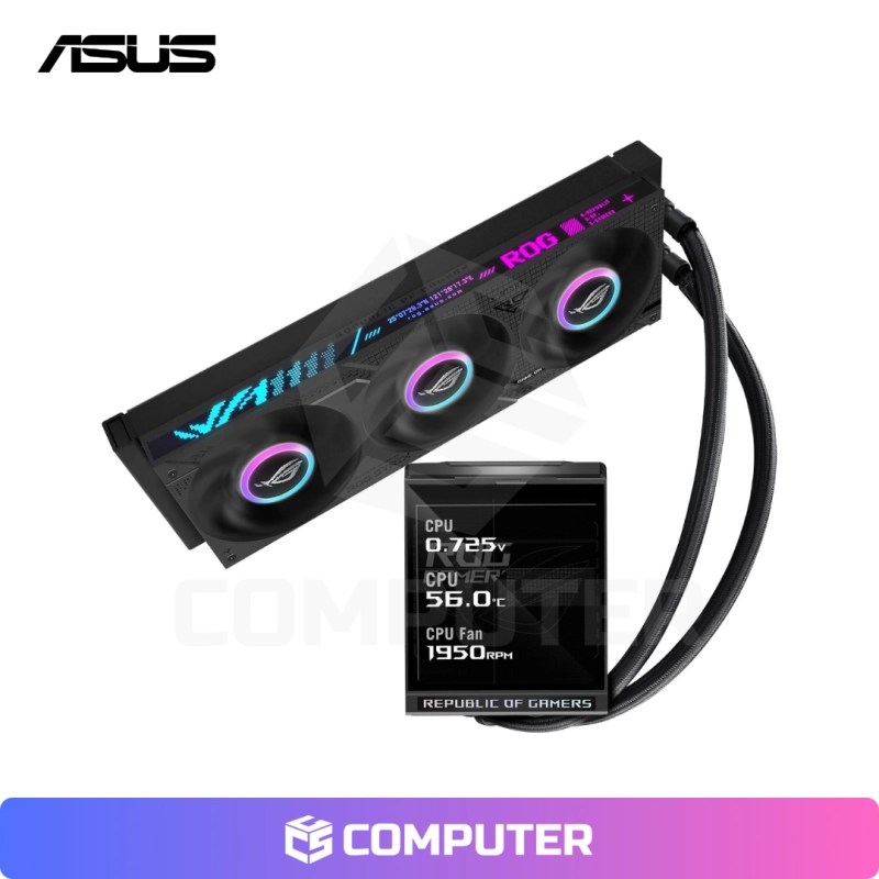 REFRIGERACION LIQUIDA ASUS ROG STRIX LC IV 360 PANTALLA LCD ARGB