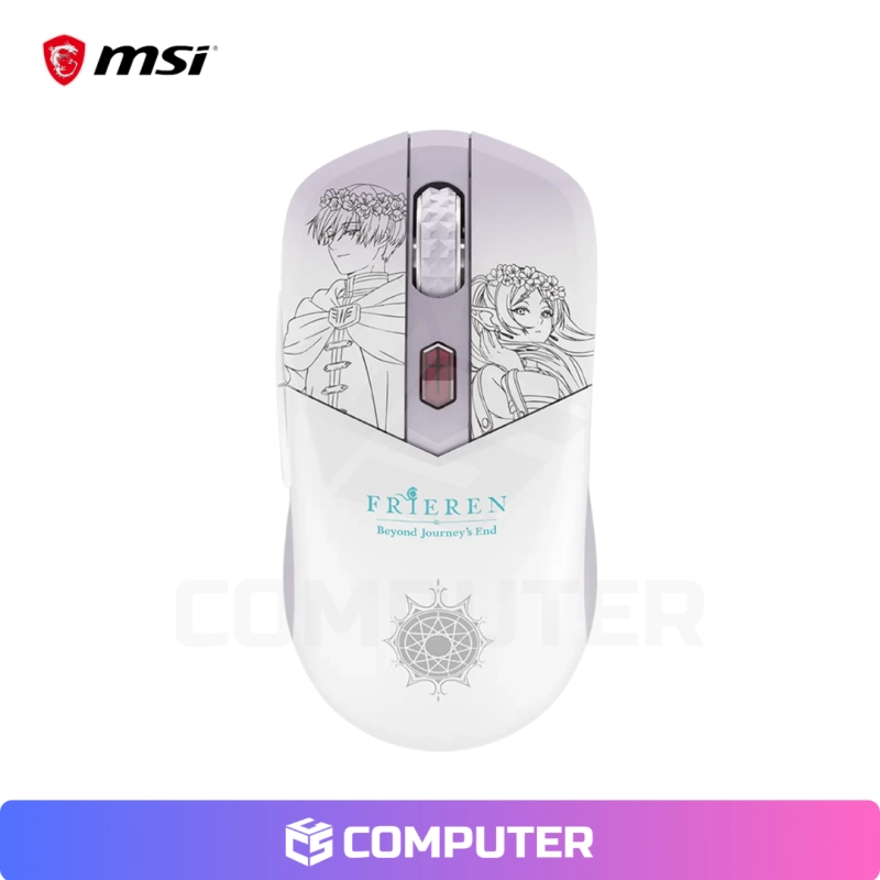 KIT MSI GAMING GEAR BUNDLE FRIEREN EDITION TECLADO MECÁNICO TKL/MOUSE VERSA WIRELESS/MOUSEPAD AGILITY GD20