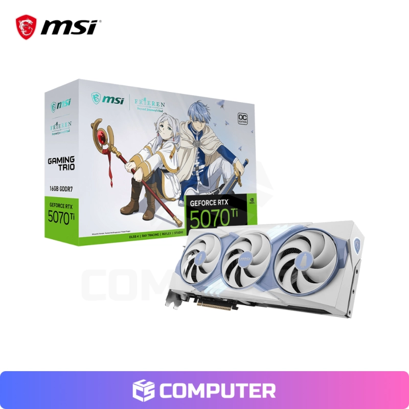 TARJETA DE VIDEO MSI RXT 5070TI 16GB FRIEREN EDITION OC SOLO PC