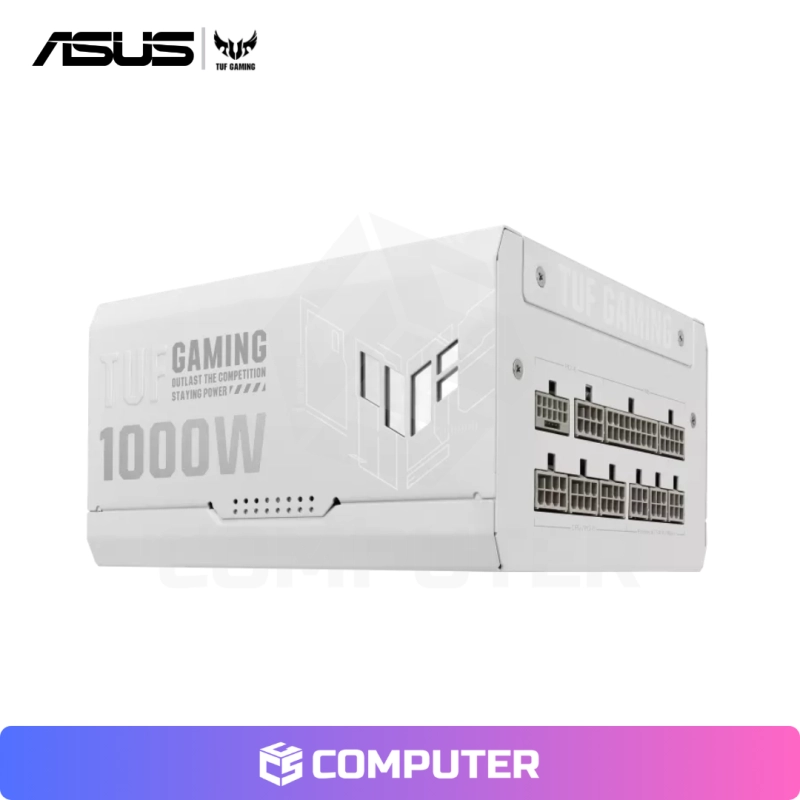 FUENTE DE PODER ASUS TUF GAMING 1000G-WHITE  80PLUS GOLD