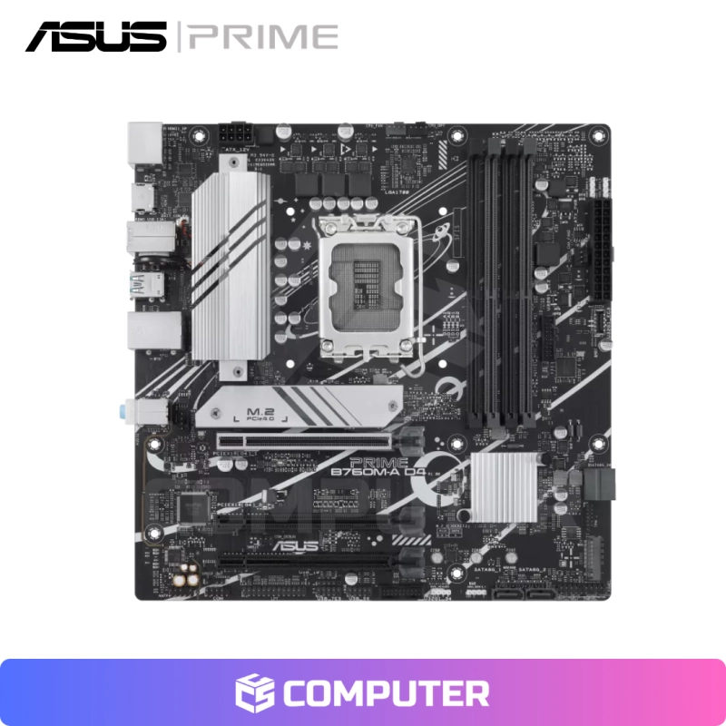 PLACA MADRE ASUS PRIME B760M-A D4-CSM DDR4/LGA 1700