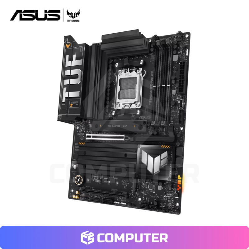 PLACA MADRE ASUS TUF GAMING X870-PLUS WIFI AMD RYZEN DDR5/AM5 SOLO PC
