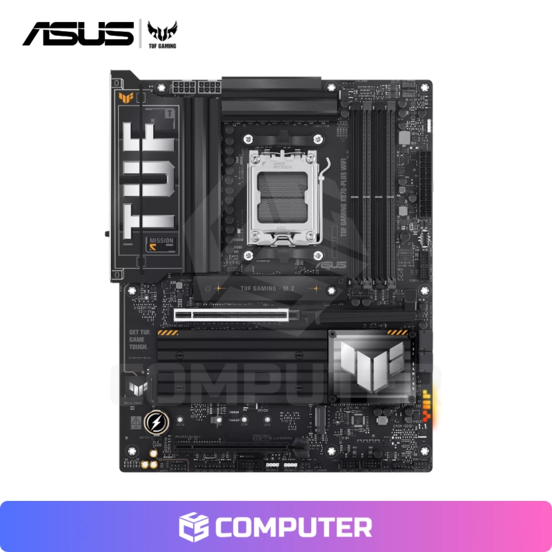 PLACA MADRE ASUS TUF GAMING X870-PLUS WIFI AMD RYZEN DDR5/AM5 SOLO PC