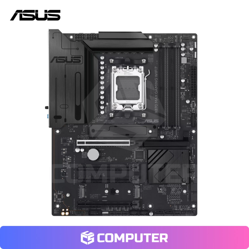 PLACA MADRE ASUS X870 MAX GAMING WIFI7/DDR/AM5