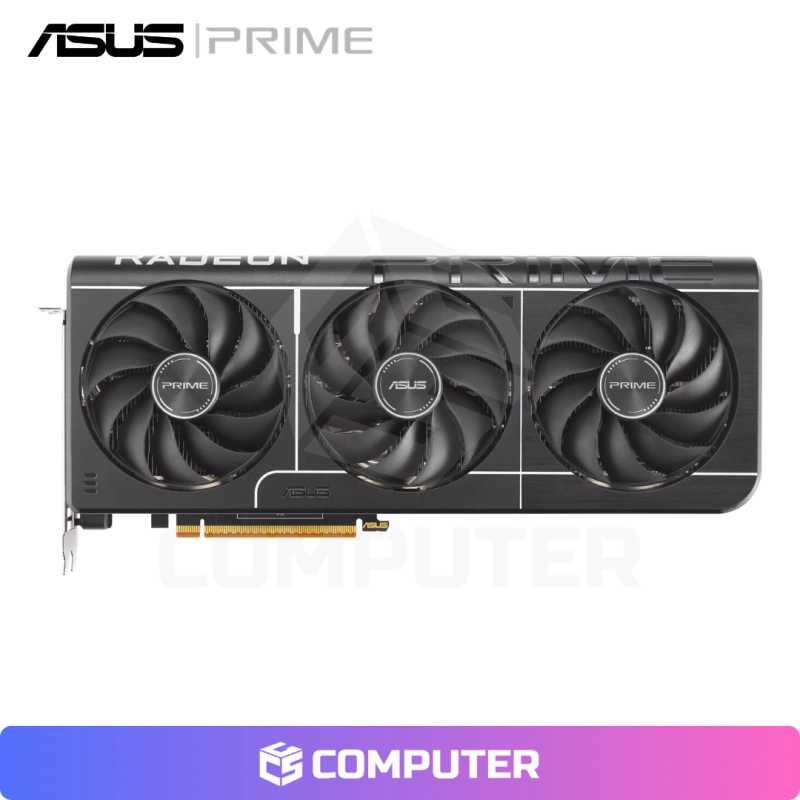 TARJETA DE VIDEO ASUS AMD RADEON RX 9070 XT 16GB GDDR6 256BITS PRIME OC
