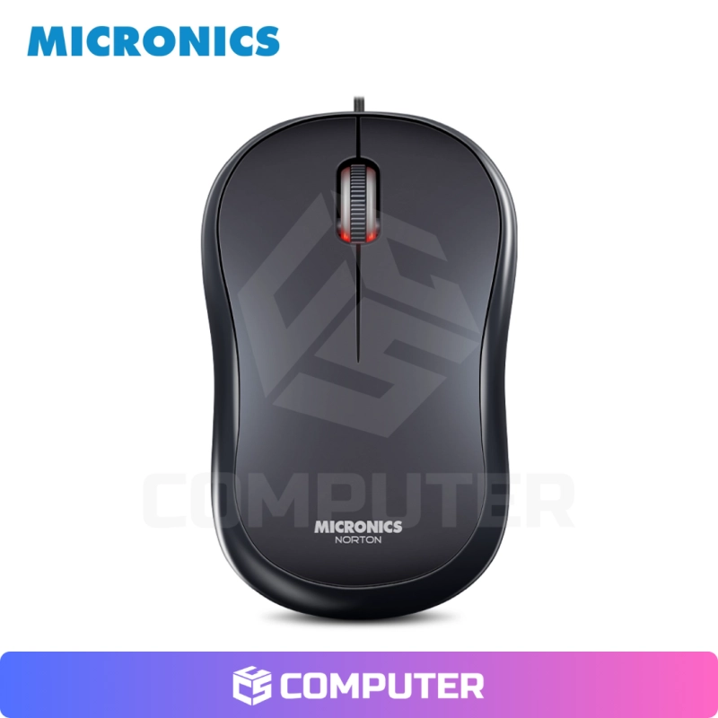KIT TECLADO+MOUSE USB MICRONICS NORTON BLACK MIC T100
