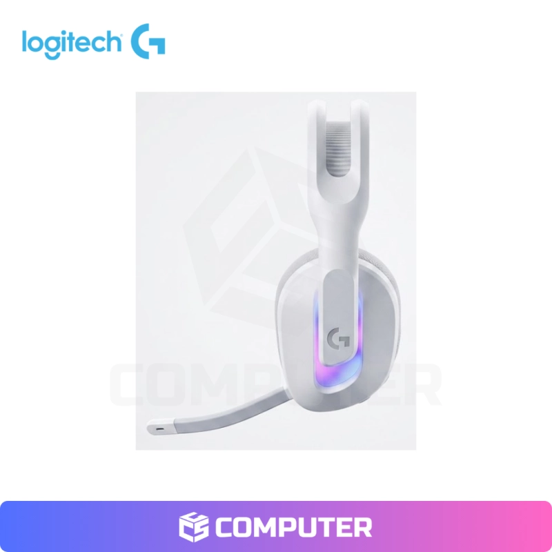 AUDIFONO C/MICROFONO LOGITECH G522 LIGHTSPEED/RGB/BT/90H/CABLE USB-C WHITE