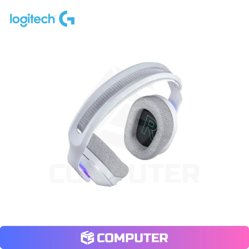 AUDIFONO C/MICROFONO LOGITECH G522 LIGHTSPEED/RGB/BT/90H/CABLE USB-C WHITE