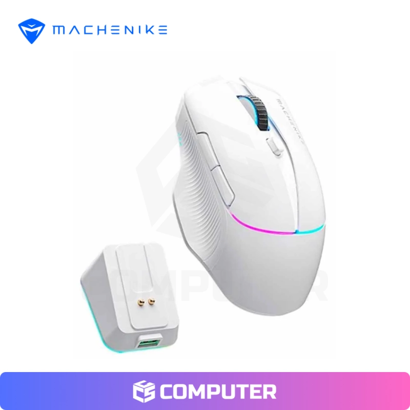 MOUSE MACHENIKE L8 PRO COLOR BLANCO