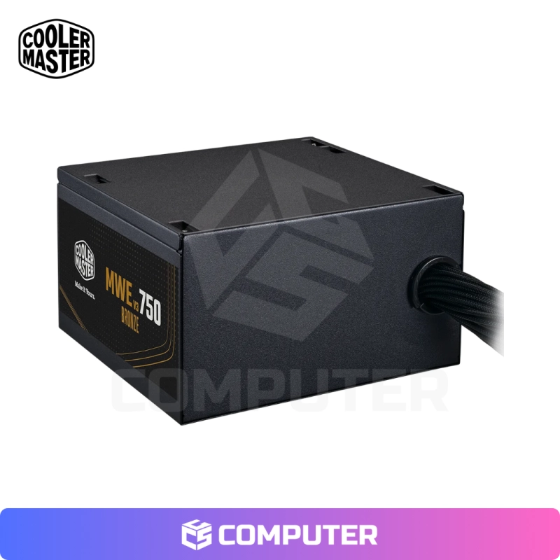 FUENTE COOLER MASTER MWE 750W V3 80 PLUS BRONZE BLACK OEM