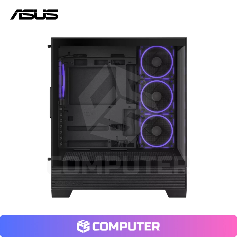 CASE MID TOWER ASUS A31 PLUS ARGB 4FAN BLACK