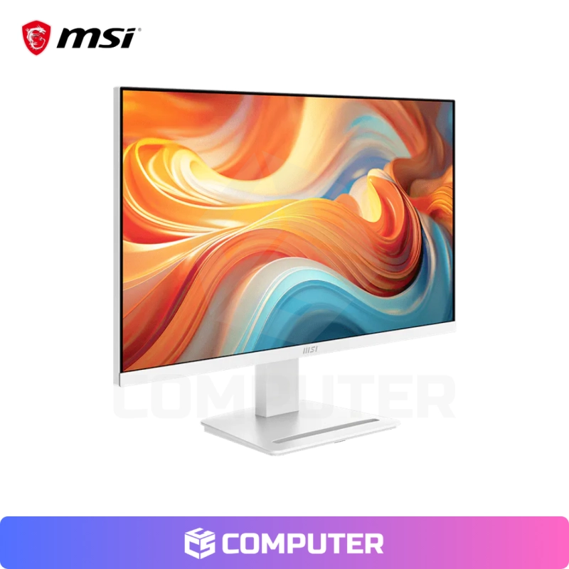 MONITOR MSI PRO MP273W E14A 27 FHD IPS 144HZ 1MS HDMI WHITE