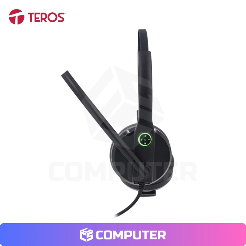 AURICULAR TEROS ( TE-8039CS ) USB | NEGRO