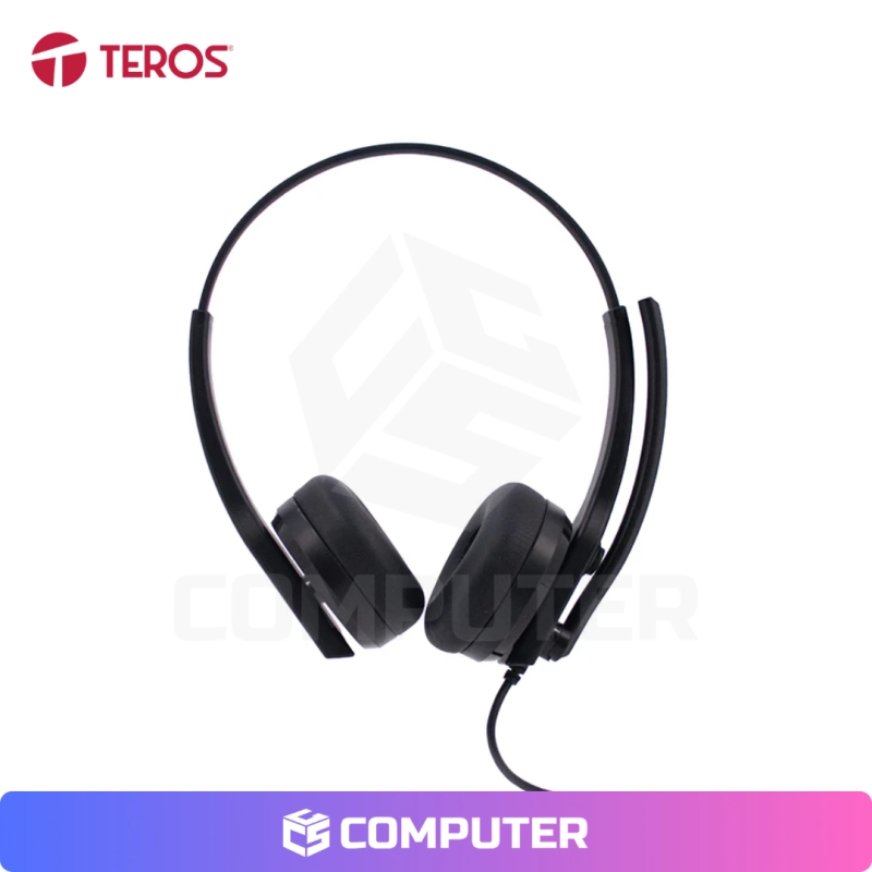 AURICULAR TEROS ( TE-8039CS ) USB | NEGRO