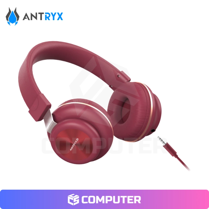 AURICULARES ANTRYX H650 RED CON MICROFONO