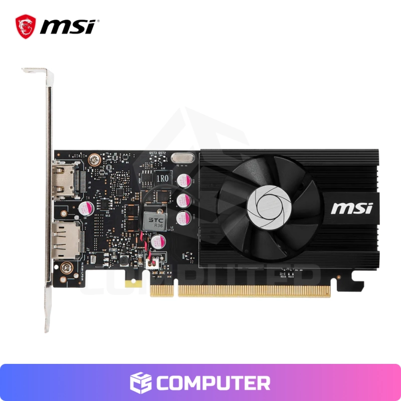 TARJETA DE VIDEO MSI GEFORCE GT 1030 4GB DDR4 LOW PROFILE OC