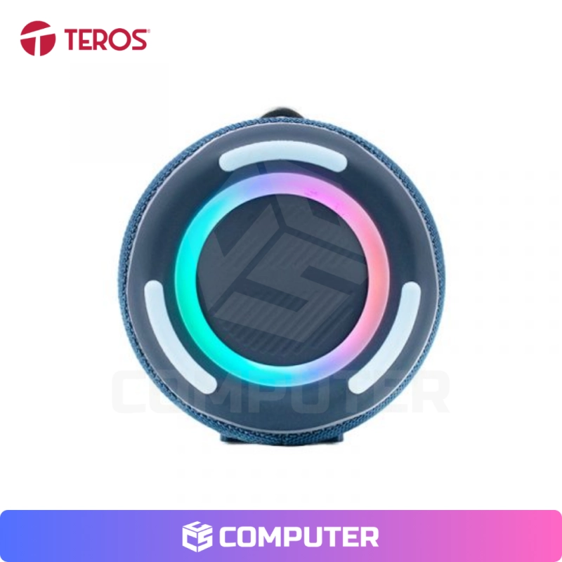 PARLANTE TEROS TE-6046 RGB 40W AZUL