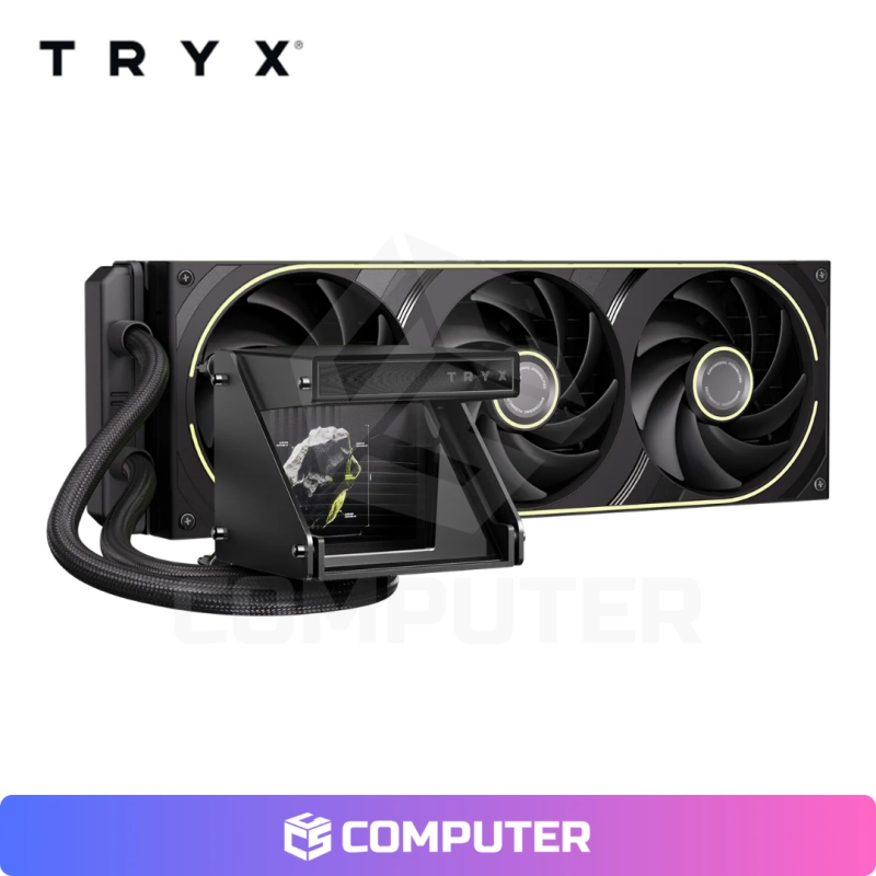 REFRIGERACION LIQUIDA TRYX HOLO 360 AIO PANTALLA HOLOGRAFICA BLACK