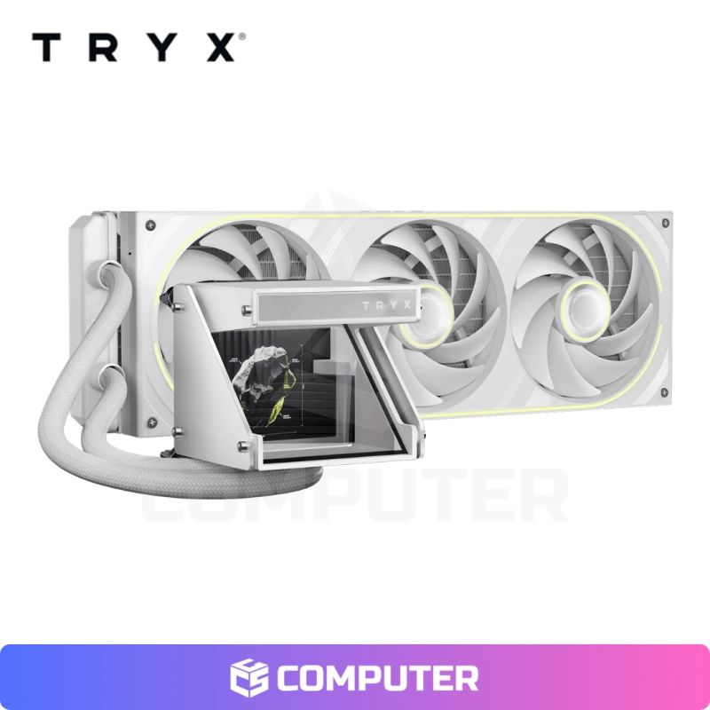 REFRIGERACION LIQUIDA TRYX HOLO 360 AIO PANTALLA HOLOGRAFICA WHITE