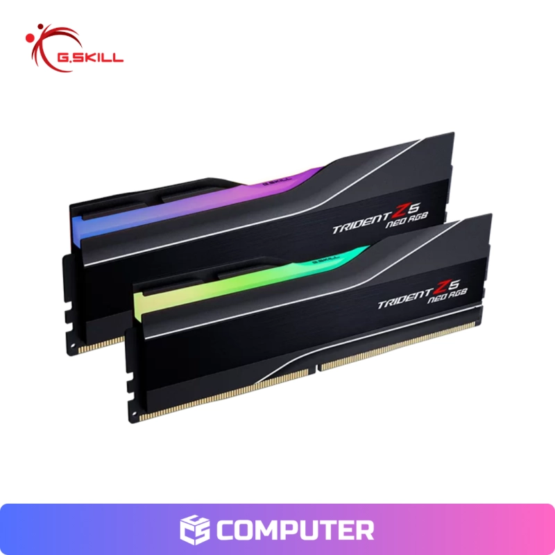 MEMORIA RAM G SKILL TRIDENT Z5 NEO RGB DDR5 64GB (2X32GB) 6000MT/S CL30 BLACK