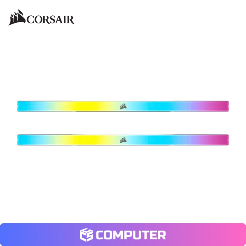 MEMORIA RAM CORSAIR VENGEANCE WHITE RGB DDR5 32GB(2X16) 6400MT/S CL36 OEM