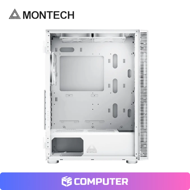 CASE MONTECH X3 GLASS WHITE OPEN BOX