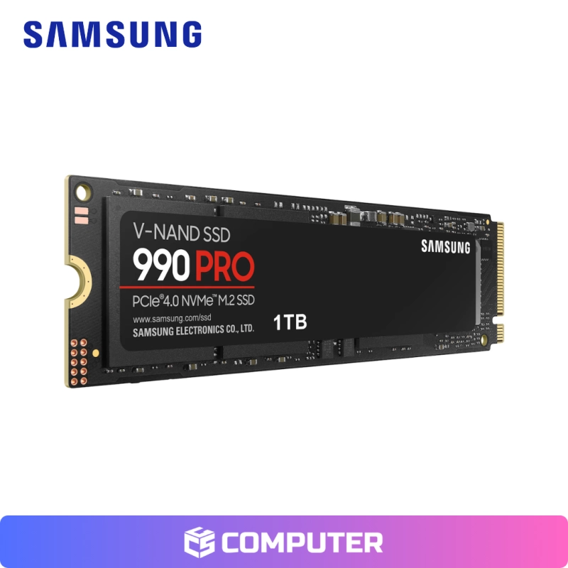 DISCO SOLIDO SAMSUNG SSD 1TB M.2 990 PRO 74500MBPS GEN4