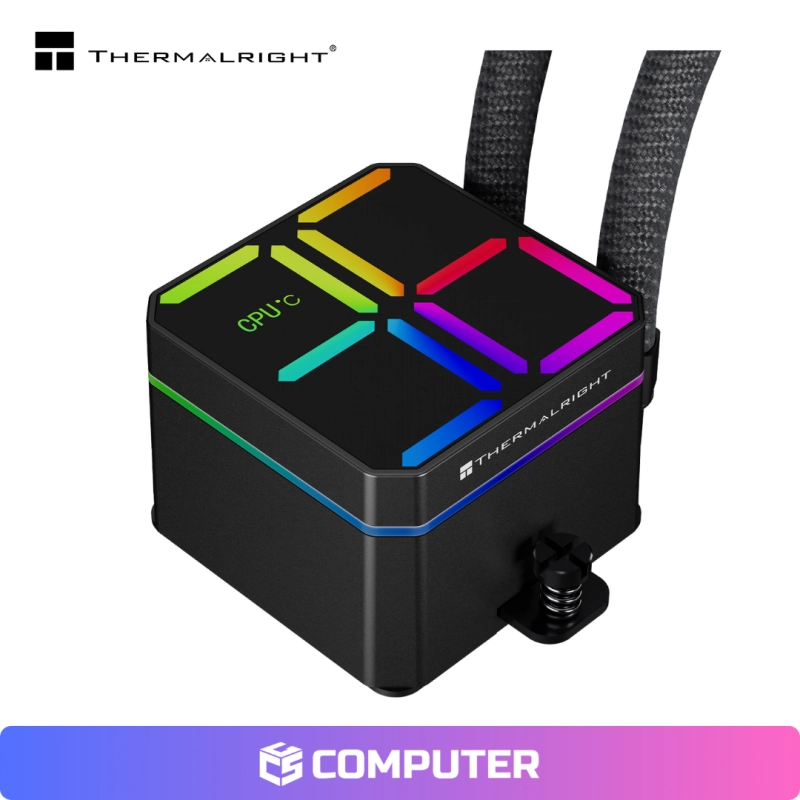 REFRIGERACION LIQUIDA THERMALRIGHT MAGIC QUBE 360 ARGB BLACK PANTALLA DIGITAL