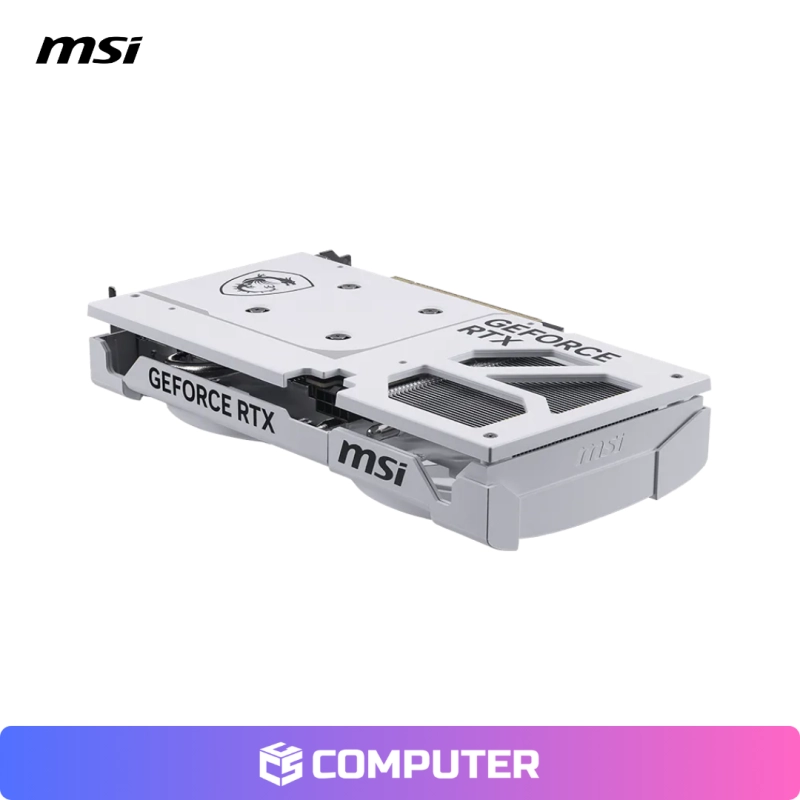 TARJETA DE VIDEO MSI RTX 5060 TI 8GB VENTUS X2 OC WHITE PLUS GDDR7 SOLO PC