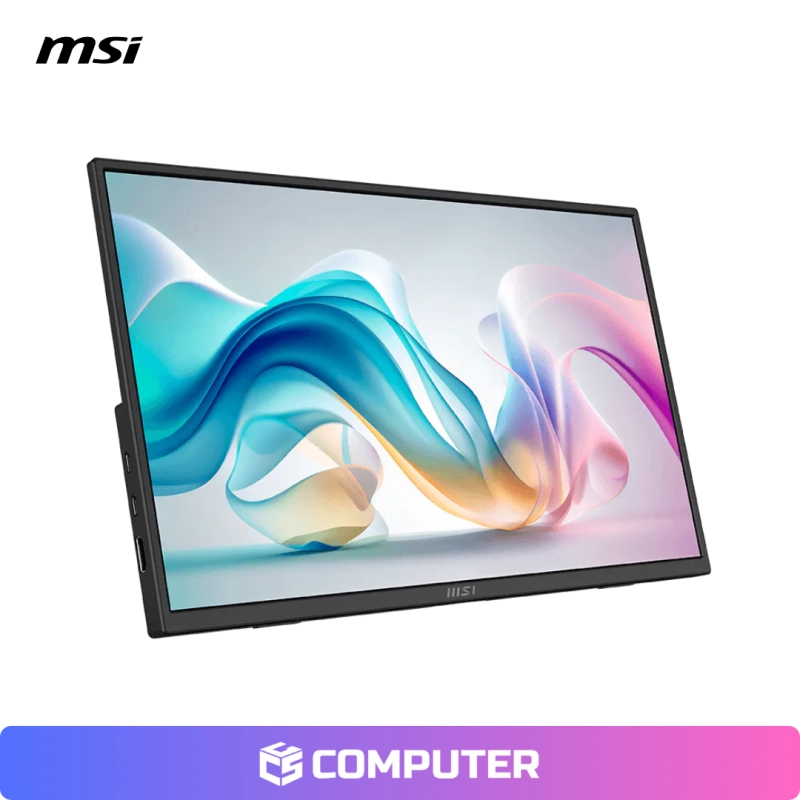 MONITOR MSI PORTATIL PRO MP165 E6 16P FHD 60HZ 4MS IPS