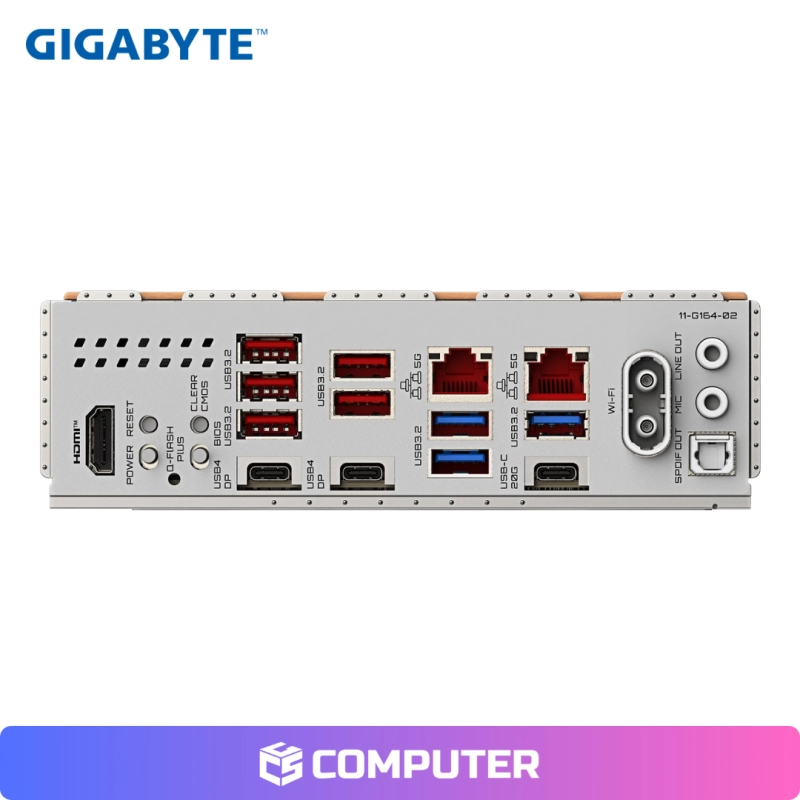 PLACA MADRE GIGABYTE X870E AERO X3D WOOD WIFI7/DDR5/AM5