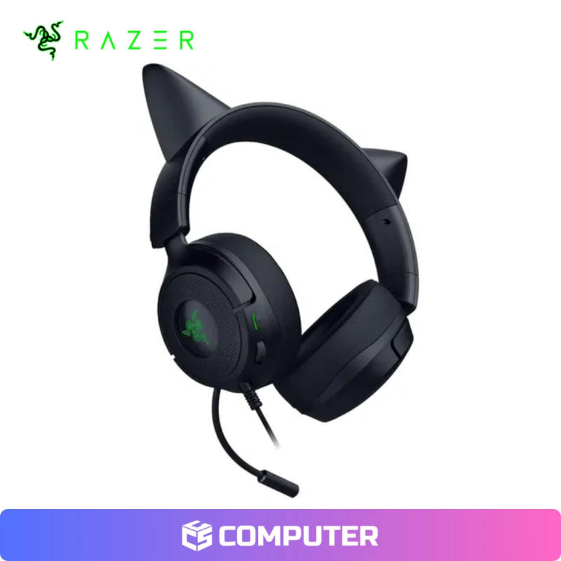 AURICULAR RAZER KRAKEN KITTY V3 X MULTI-PLATFORM/40MM 7.1/ BLACK
