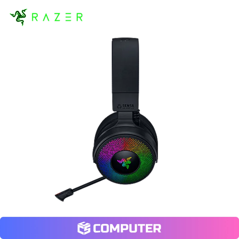 AURICULAR RAZER KRAKEN V4 X USB-C/ADAPTADOR USB-A CHROMA BLACK