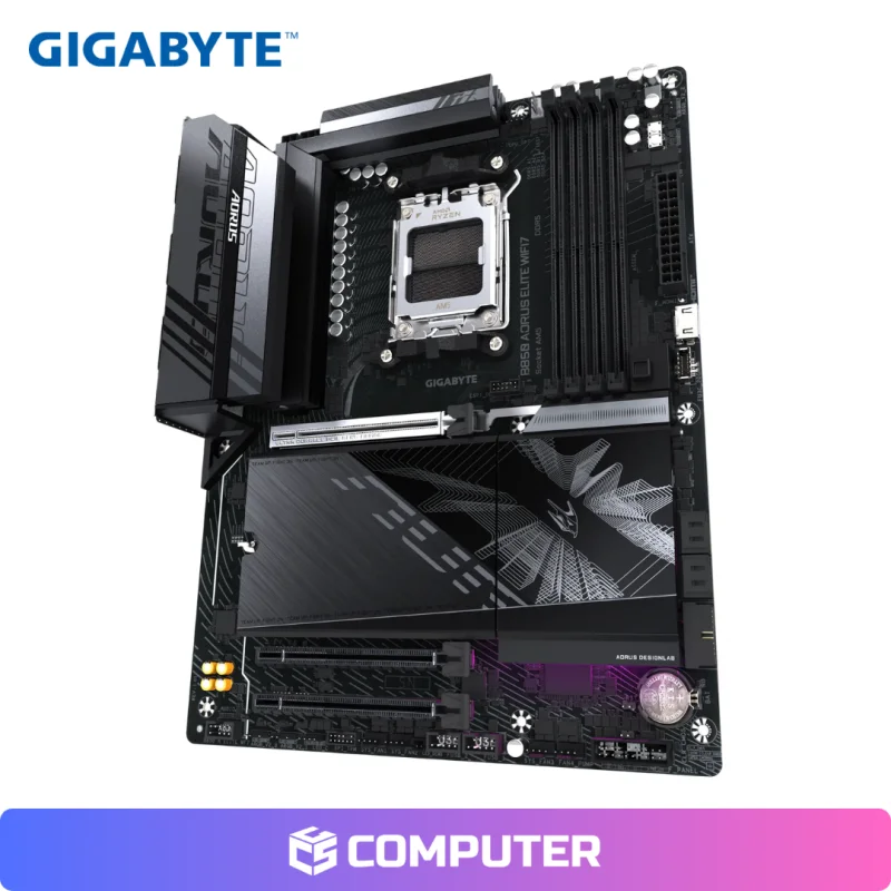 PLACA MADRE GIGABYTE B850 AORUS ELITE WIFI7 DDR5/AM5