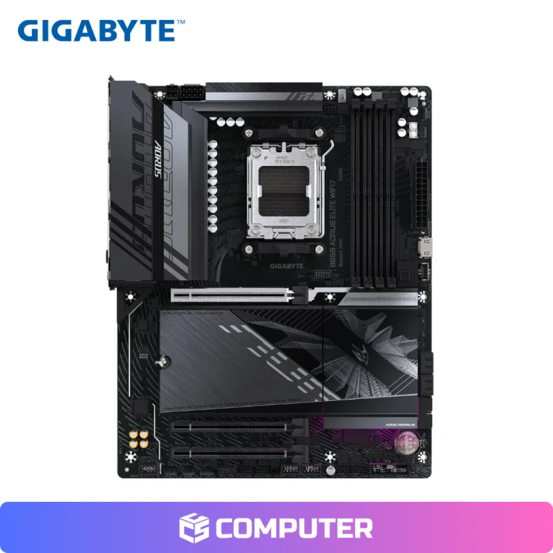 PLACA MADRE GIGABYTE B850 AORUS ELITE WIFI7 DDR5/AM5
