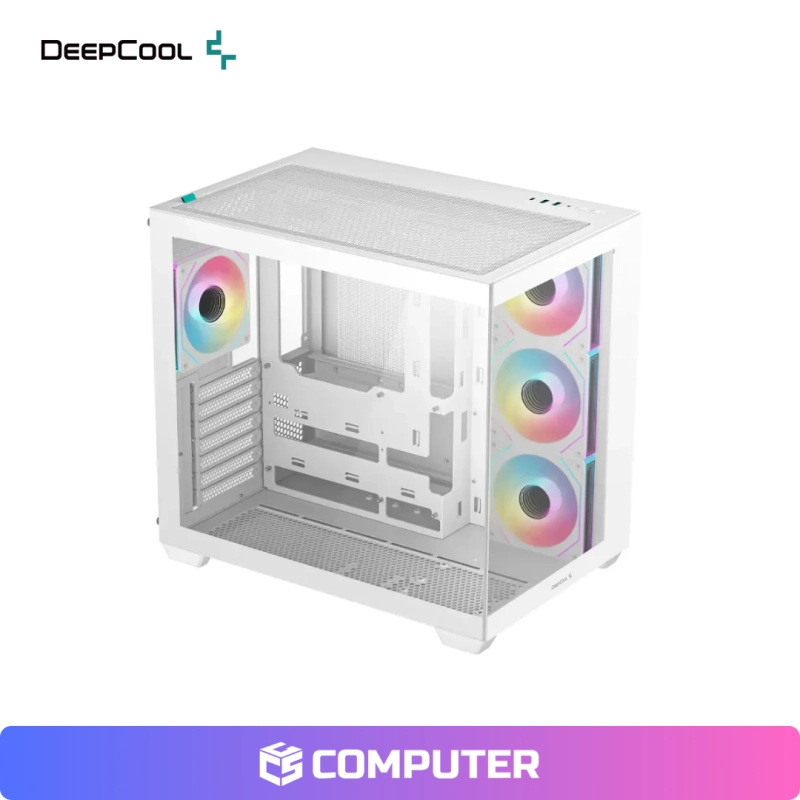 CASE GAMER DEEPCOOL CG530 4FAN ARGB/WHITE