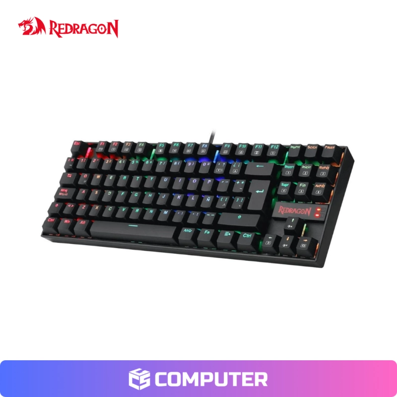 TECLADO MAGNETIC REDRAGON KUMARA K552 RGB-M ESPAÑOL BLACK