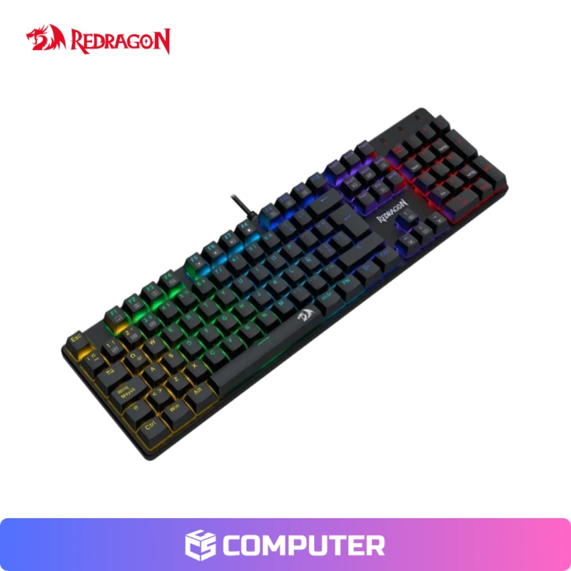 TECLADO REDRAGON SINDRI K671 RAINBOW CABLEADO ESP/ RED SWITH